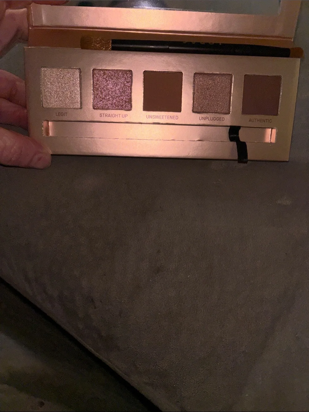 LORAC Unzipped Unfiltered Eyeshadow Palette - Rose Gold Metallic
